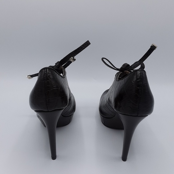 Paris Hilton ARIA - BROWN CROCCO Stiletto Heels - Picture 5 of 6